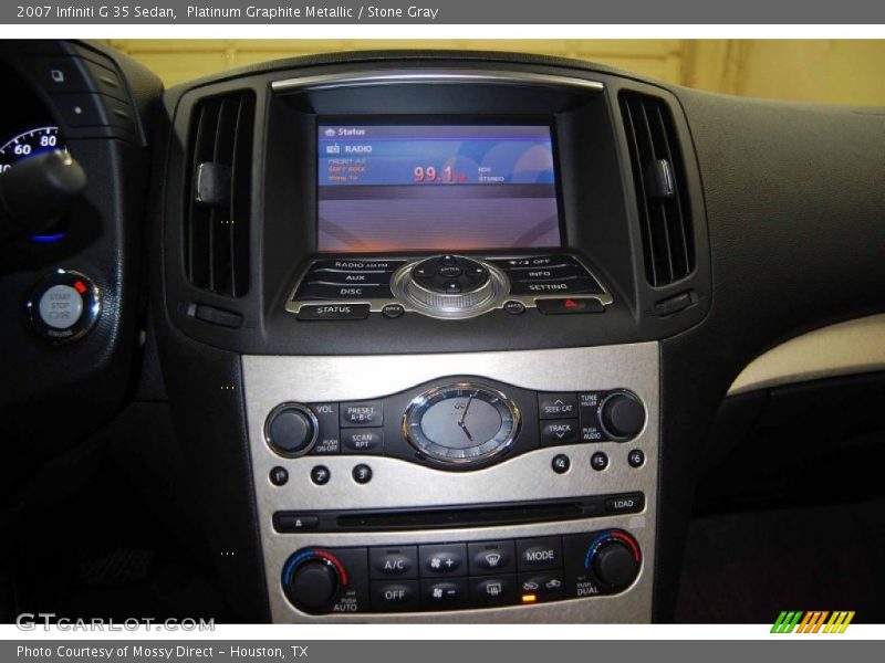 Platinum Graphite Metallic / Stone Gray 2007 Infiniti G 35 Sedan