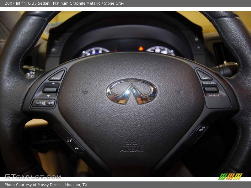 Platinum Graphite Metallic / Stone Gray 2007 Infiniti G 35 Sedan