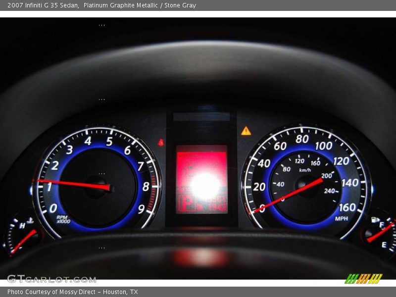 Platinum Graphite Metallic / Stone Gray 2007 Infiniti G 35 Sedan