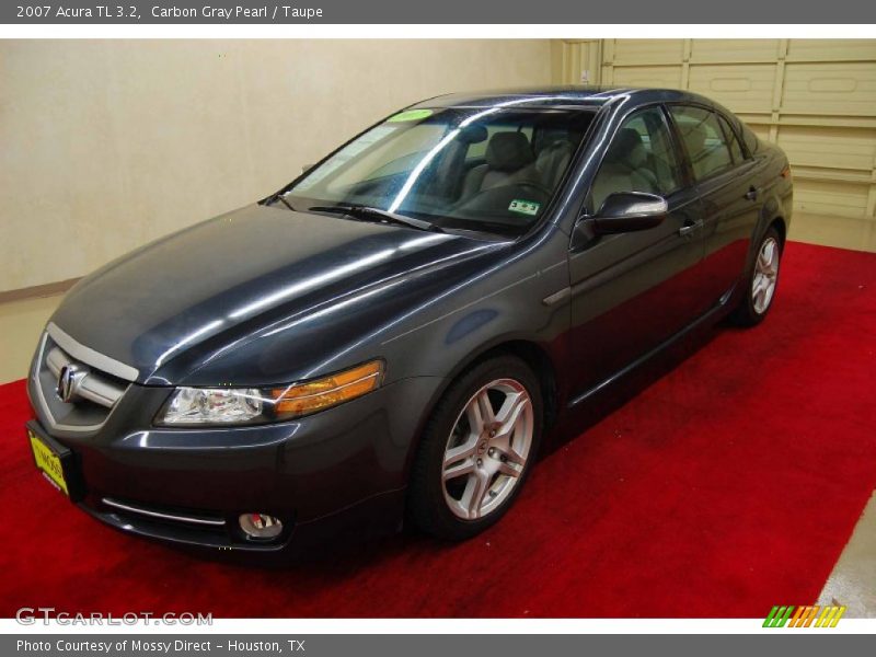 Carbon Gray Pearl / Taupe 2007 Acura TL 3.2