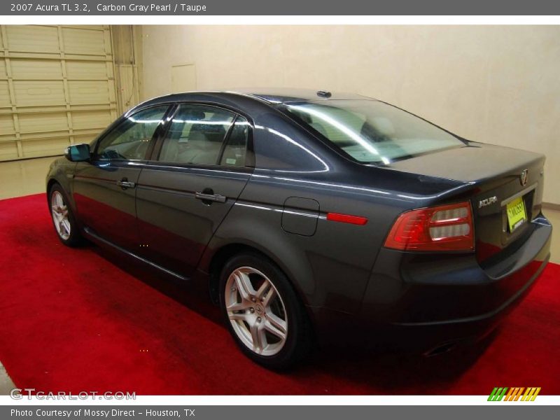Carbon Gray Pearl / Taupe 2007 Acura TL 3.2