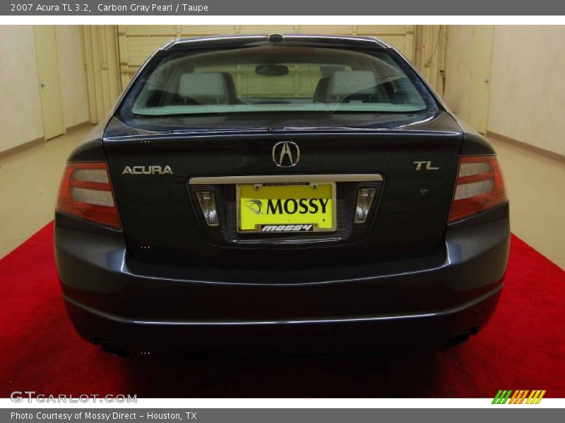 Carbon Gray Pearl / Taupe 2007 Acura TL 3.2