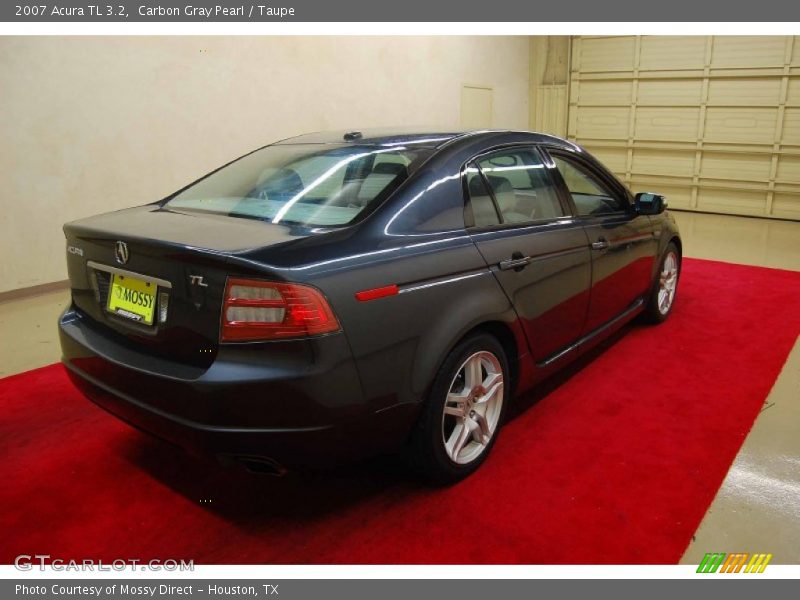 Carbon Gray Pearl / Taupe 2007 Acura TL 3.2