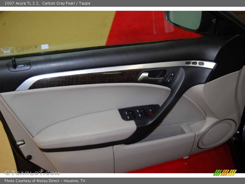 Carbon Gray Pearl / Taupe 2007 Acura TL 3.2