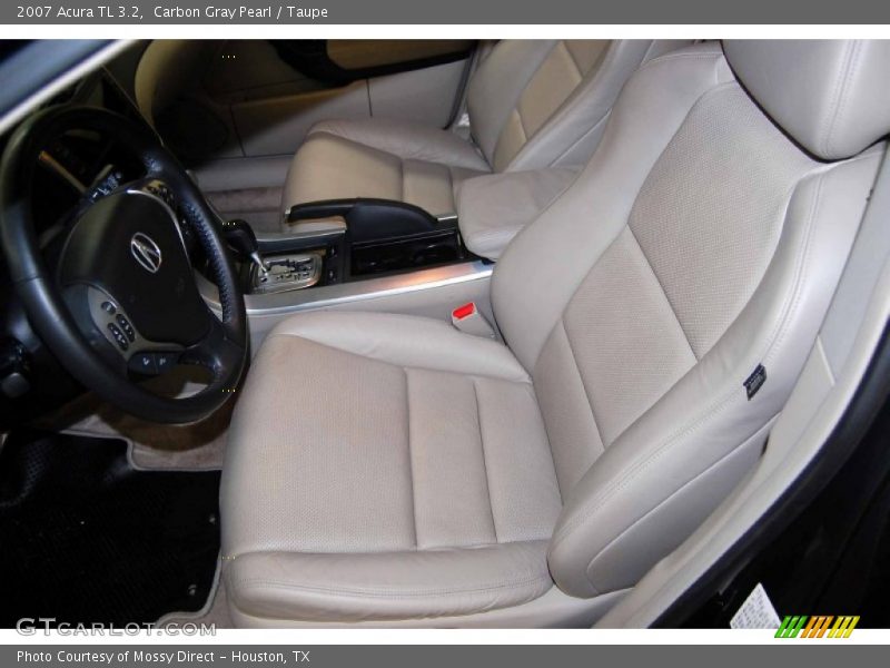 Carbon Gray Pearl / Taupe 2007 Acura TL 3.2