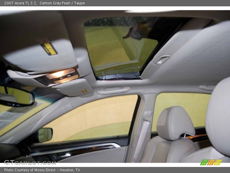 Carbon Gray Pearl / Taupe 2007 Acura TL 3.2