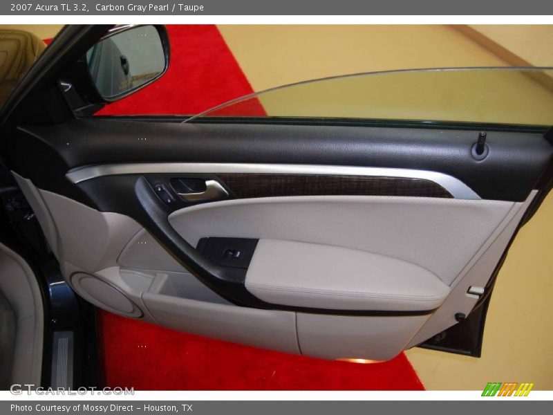 Carbon Gray Pearl / Taupe 2007 Acura TL 3.2