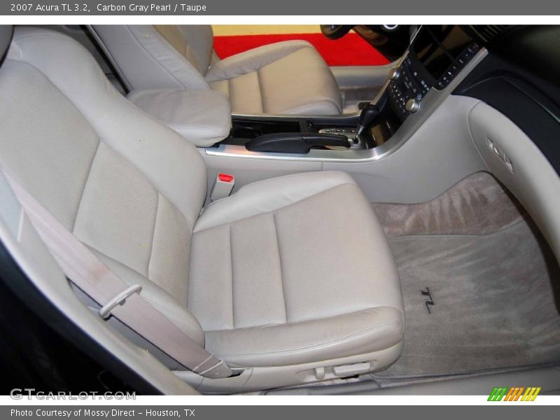 Carbon Gray Pearl / Taupe 2007 Acura TL 3.2