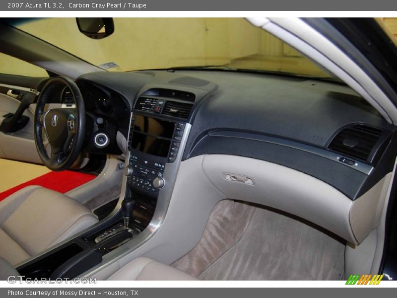 Carbon Gray Pearl / Taupe 2007 Acura TL 3.2