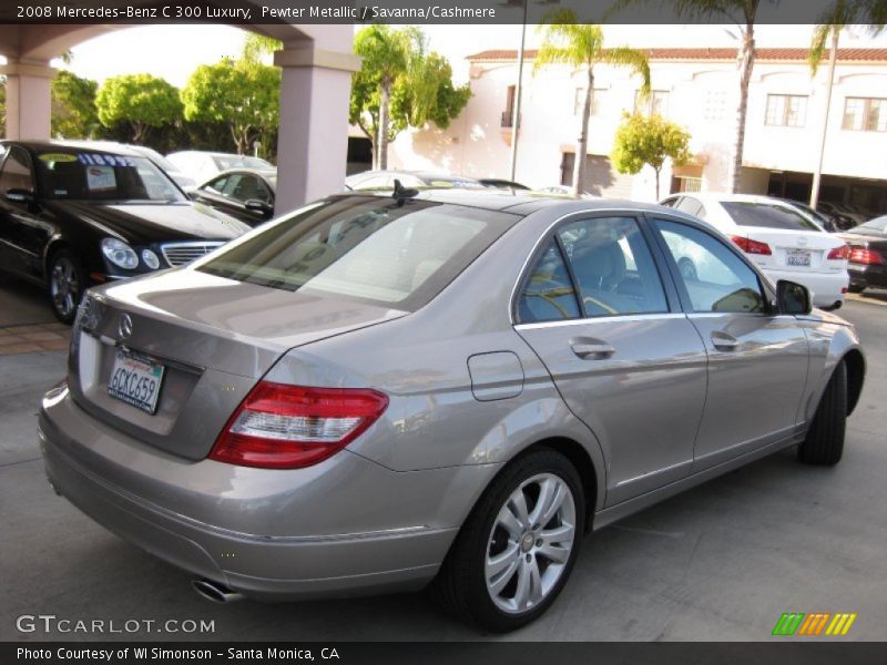 Pewter Metallic / Savanna/Cashmere 2008 Mercedes-Benz C 300 Luxury