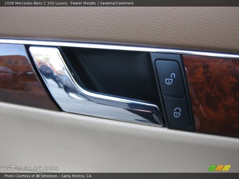 Pewter Metallic / Savanna/Cashmere 2008 Mercedes-Benz C 300 Luxury