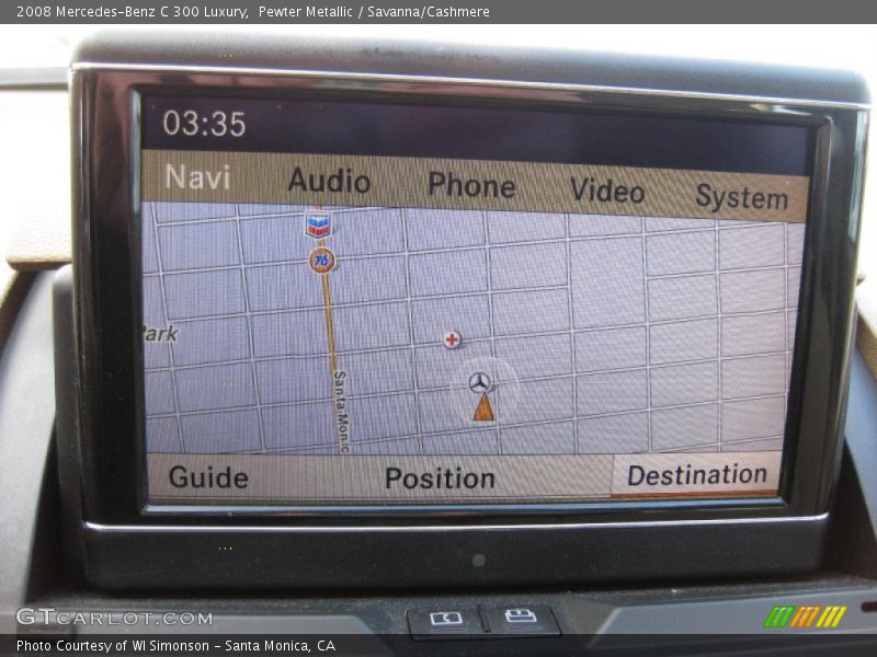 Pewter Metallic / Savanna/Cashmere 2008 Mercedes-Benz C 300 Luxury