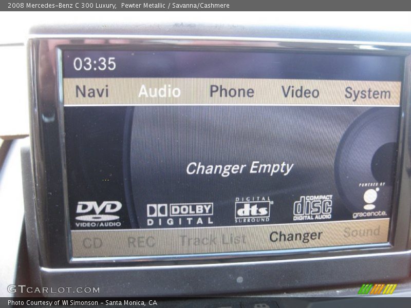 Pewter Metallic / Savanna/Cashmere 2008 Mercedes-Benz C 300 Luxury