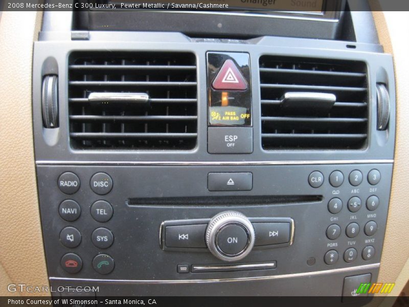 Pewter Metallic / Savanna/Cashmere 2008 Mercedes-Benz C 300 Luxury