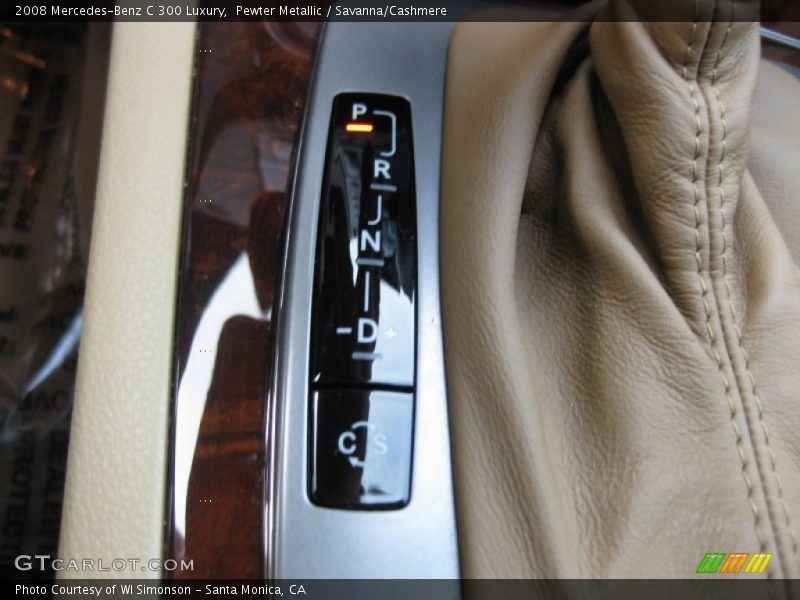 Pewter Metallic / Savanna/Cashmere 2008 Mercedes-Benz C 300 Luxury
