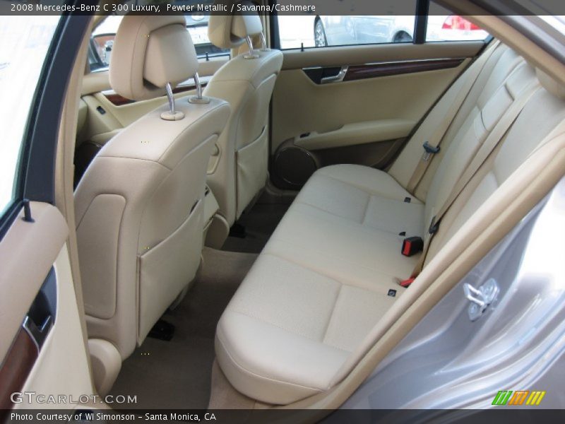 Pewter Metallic / Savanna/Cashmere 2008 Mercedes-Benz C 300 Luxury