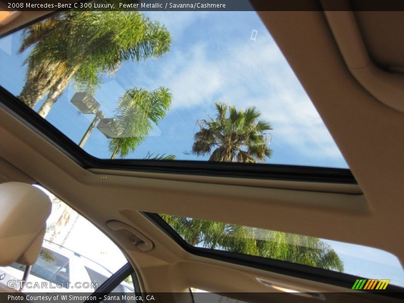 Pewter Metallic / Savanna/Cashmere 2008 Mercedes-Benz C 300 Luxury