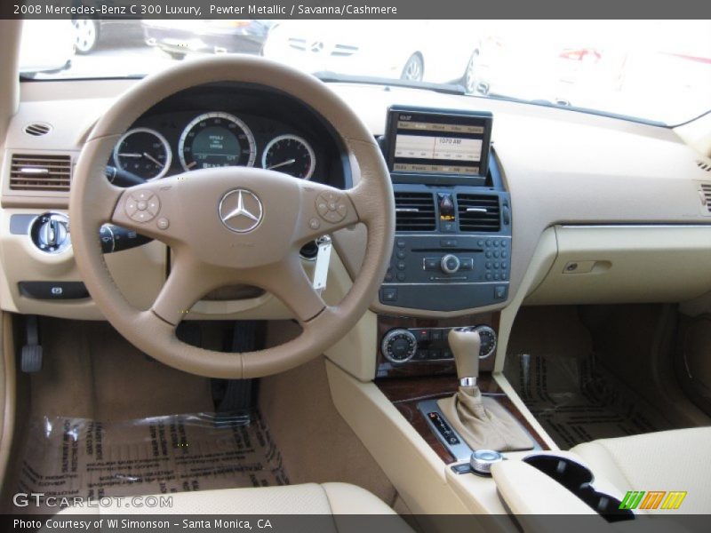 Pewter Metallic / Savanna/Cashmere 2008 Mercedes-Benz C 300 Luxury