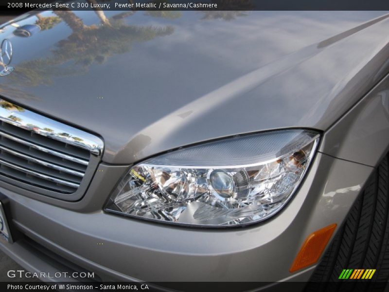 Pewter Metallic / Savanna/Cashmere 2008 Mercedes-Benz C 300 Luxury