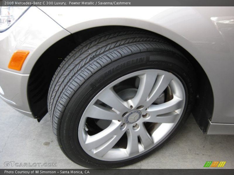 Pewter Metallic / Savanna/Cashmere 2008 Mercedes-Benz C 300 Luxury
