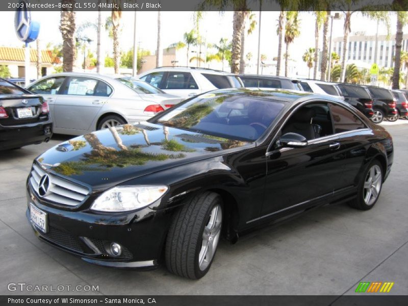 Black / Black 2009 Mercedes-Benz CL 550 4Matic
