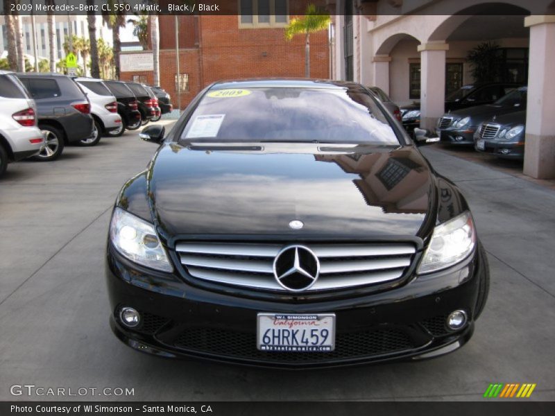 Black / Black 2009 Mercedes-Benz CL 550 4Matic
