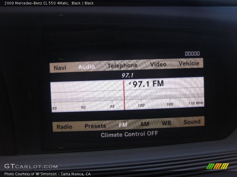 Black / Black 2009 Mercedes-Benz CL 550 4Matic