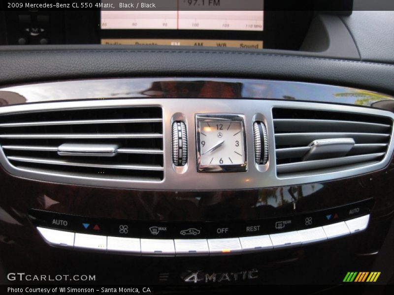 Black / Black 2009 Mercedes-Benz CL 550 4Matic