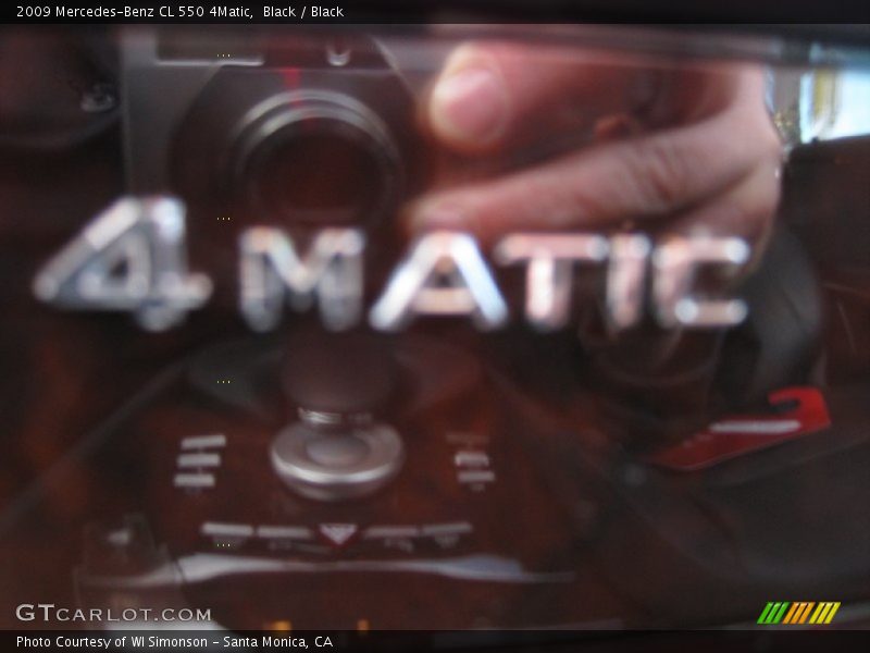 Black / Black 2009 Mercedes-Benz CL 550 4Matic