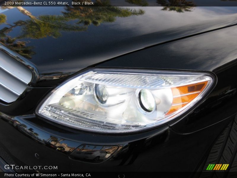 Black / Black 2009 Mercedes-Benz CL 550 4Matic