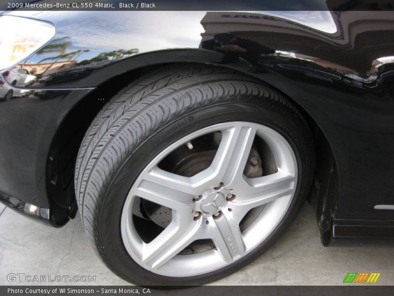 Black / Black 2009 Mercedes-Benz CL 550 4Matic