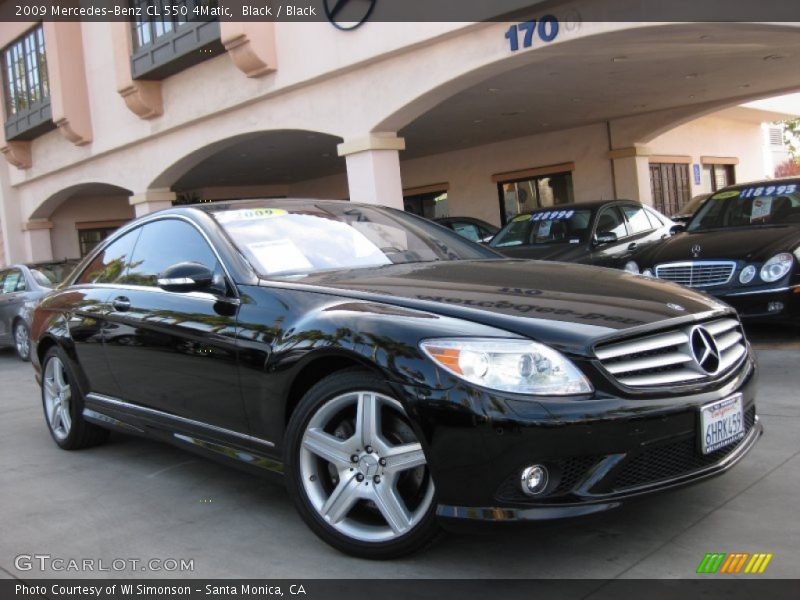 Black / Black 2009 Mercedes-Benz CL 550 4Matic