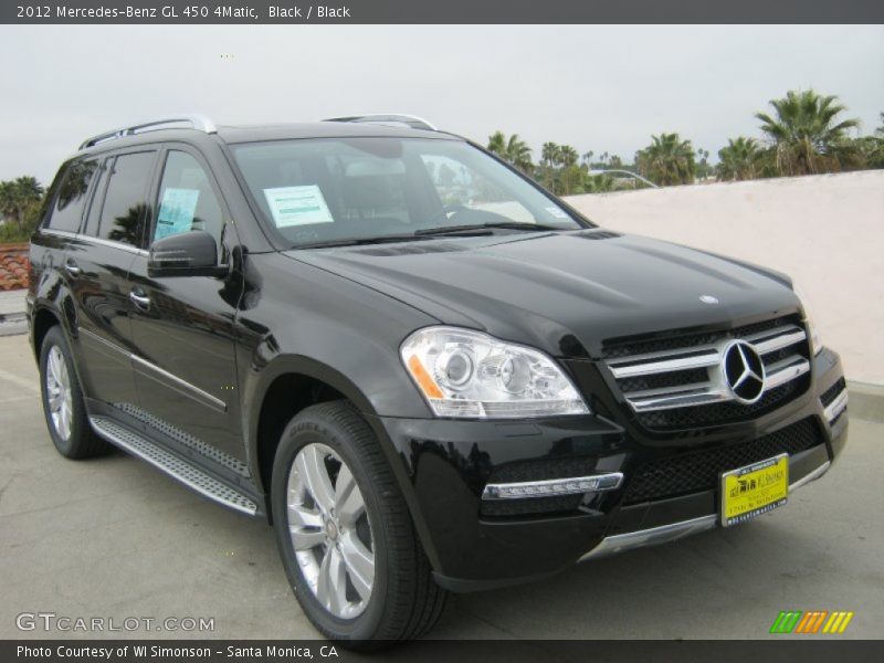 Black / Black 2012 Mercedes-Benz GL 450 4Matic