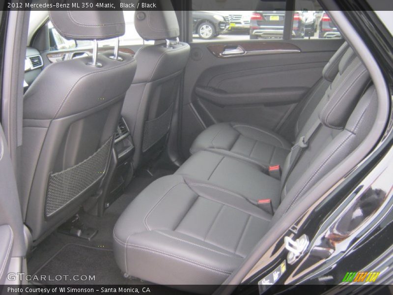 Black / Black 2012 Mercedes-Benz ML 350 4Matic