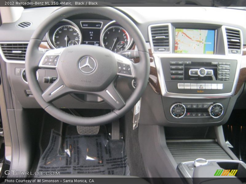 Black / Black 2012 Mercedes-Benz ML 350 4Matic