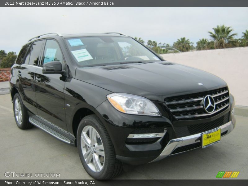 Black / Almond Beige 2012 Mercedes-Benz ML 350 4Matic