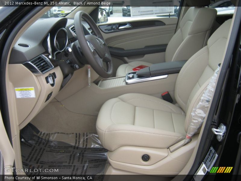 Black / Almond Beige 2012 Mercedes-Benz ML 350 4Matic