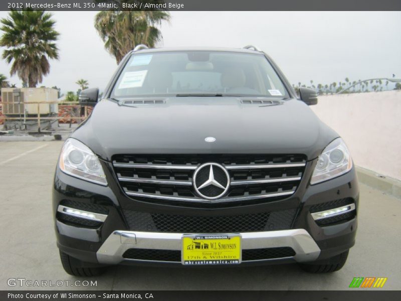 Black / Almond Beige 2012 Mercedes-Benz ML 350 4Matic