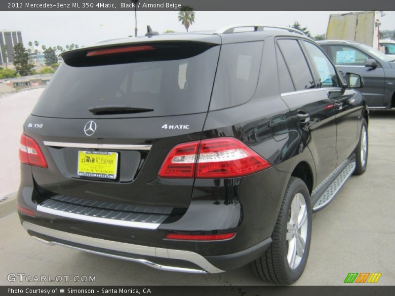 Black / Almond Beige 2012 Mercedes-Benz ML 350 4Matic