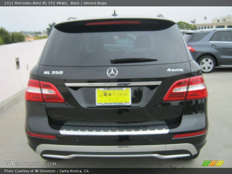 Black / Almond Beige 2012 Mercedes-Benz ML 350 4Matic