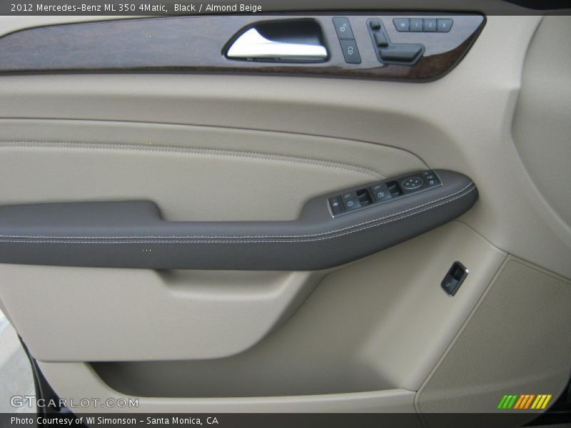 Black / Almond Beige 2012 Mercedes-Benz ML 350 4Matic