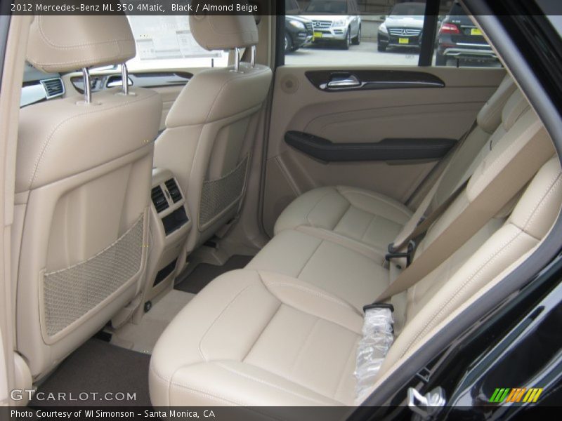 Black / Almond Beige 2012 Mercedes-Benz ML 350 4Matic