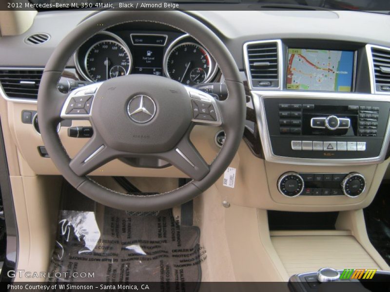 Black / Almond Beige 2012 Mercedes-Benz ML 350 4Matic