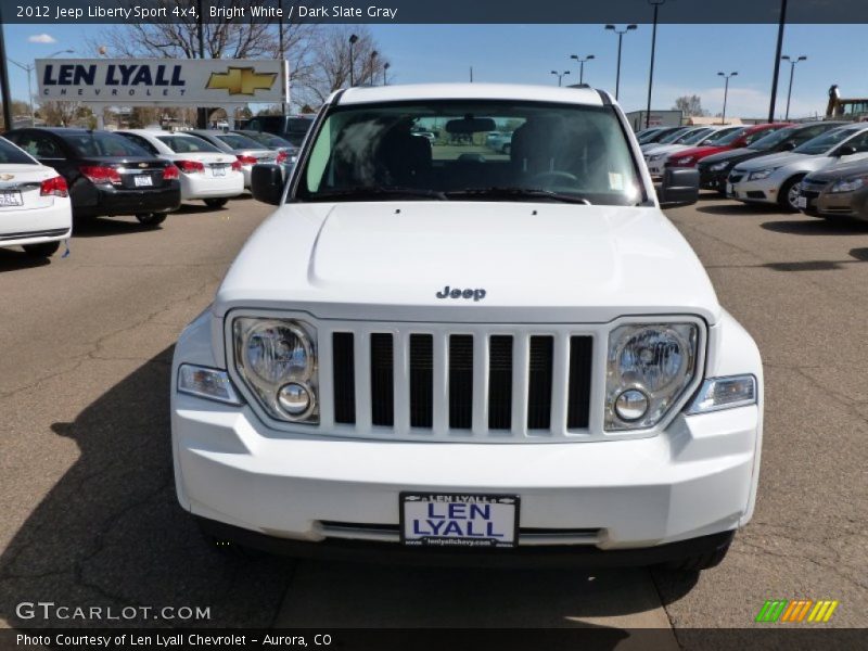 Bright White / Dark Slate Gray 2012 Jeep Liberty Sport 4x4