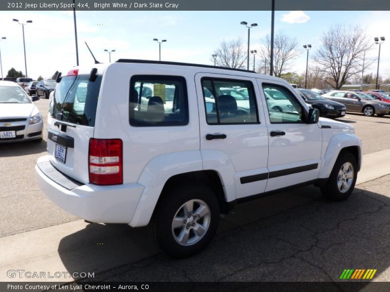 Bright White / Dark Slate Gray 2012 Jeep Liberty Sport 4x4