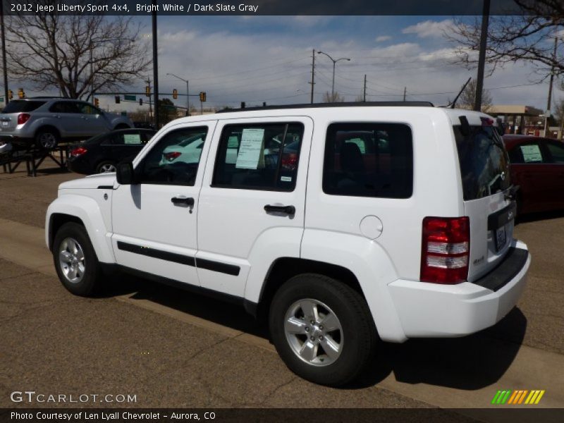 Bright White / Dark Slate Gray 2012 Jeep Liberty Sport 4x4