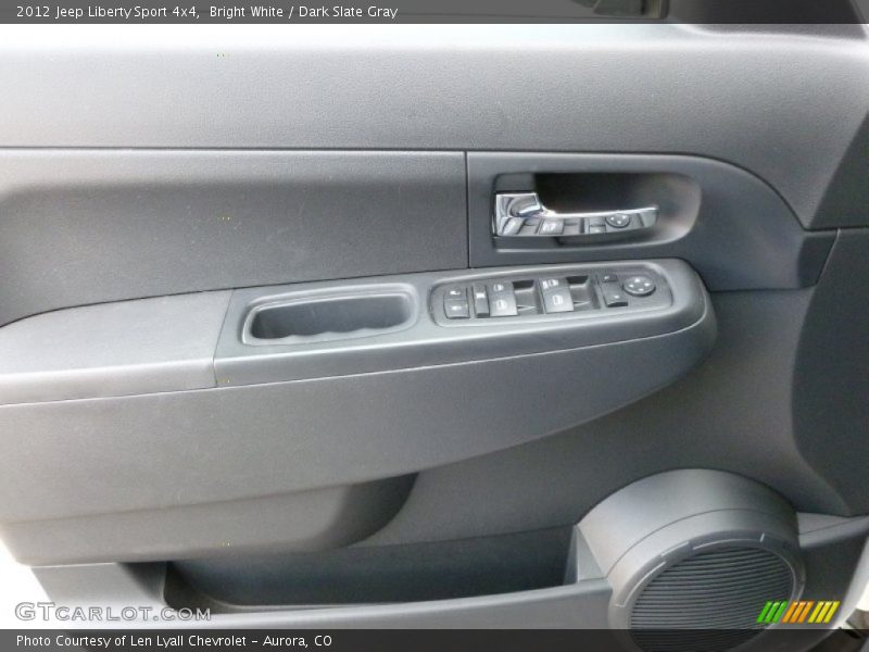 Bright White / Dark Slate Gray 2012 Jeep Liberty Sport 4x4