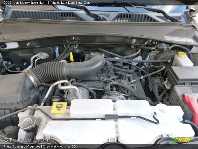 Bright White / Dark Slate Gray 2012 Jeep Liberty Sport 4x4