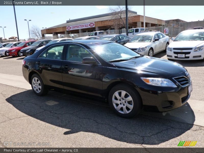 Black / Bisque 2011 Toyota Camry LE
