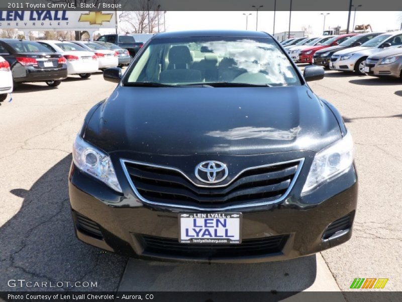 Black / Bisque 2011 Toyota Camry LE